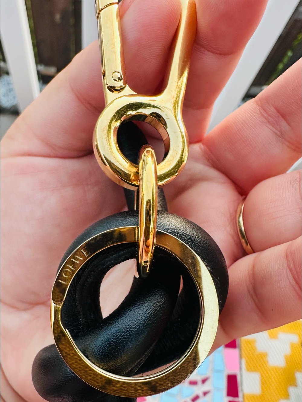LOEWE EXTREMELY RARE GOLD CALLA LILY BAG CHARM - Picture 7 of 7